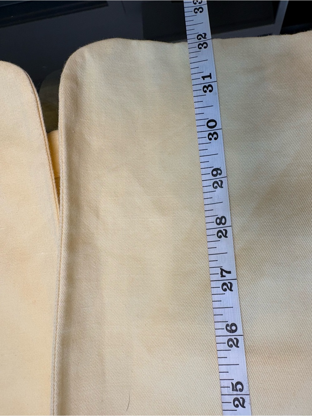 Banana Republic Oversized Pale Yellow Linen Blend Blazer - Picture 12 of 12